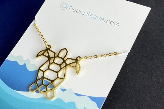 Debra Searle MVO MBE - Barney the Sea Turtle Necklace